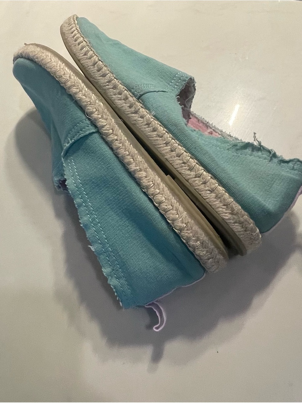 Vionic Mint Green Canvas Espadrille Slip-Ons - Picture 8 of 9
